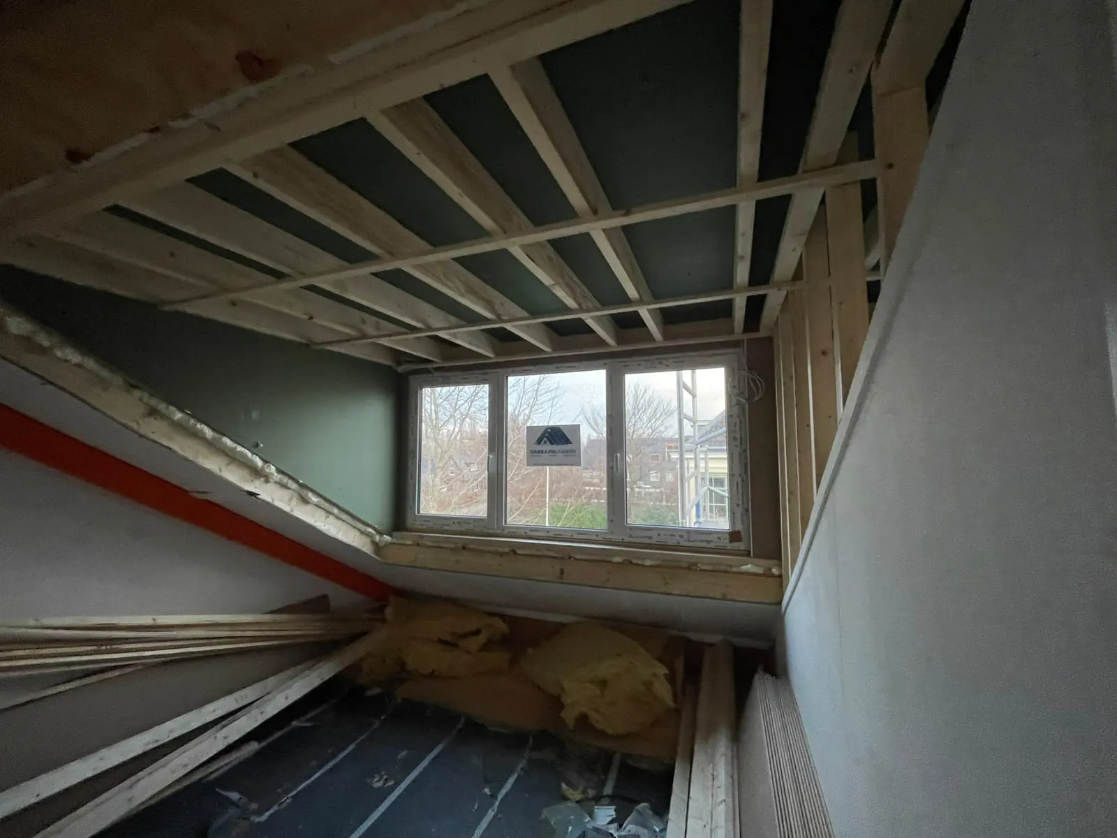 Nokverhoging Drenthe: nieuwe kapconstructie in ruwbouw